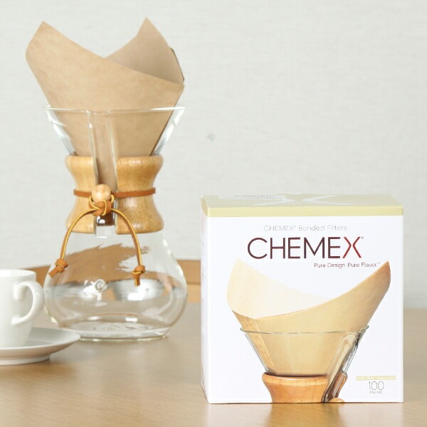 ����å��� Chemex �����ҡ��᡼���� + �ե��륿���ڡ��ѡ� 6���å��� 100���� �ޥ���ᥤ�� �ɥ�å׼� ���å��� ������� CM-6A FSU-100 ��