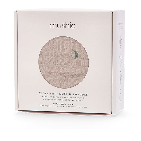 �ॷ�� Mushie �֥�󥱥å� ������� �⥹��� �⥹��󥬡��� Muslin Swaddle Blanket �֤���� ���������� �������˥å����åȥ� ������ ��