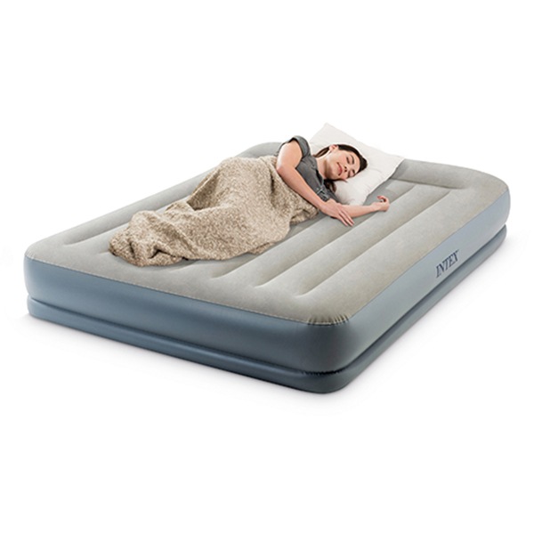 Ź ƥå Intex ٥å  ư 64117J ԥ쥹ȥߥåɥ饤 QUEEN PILLOW REST Mid-Rise ޥå ٥å   ٥å  ѥ ˸  