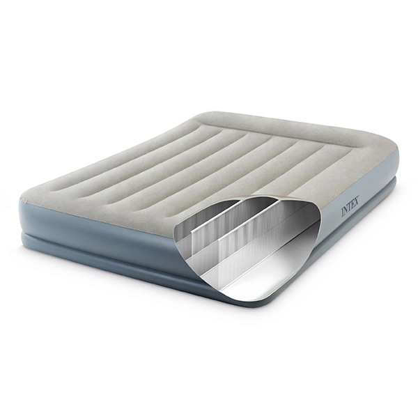 Ź ƥå Intex ٥å  ư 64117J ԥ쥹ȥߥåɥ饤 QUEEN PILLOW REST Mid-Rise ޥå ٥å   ٥å  ѥ ˸  