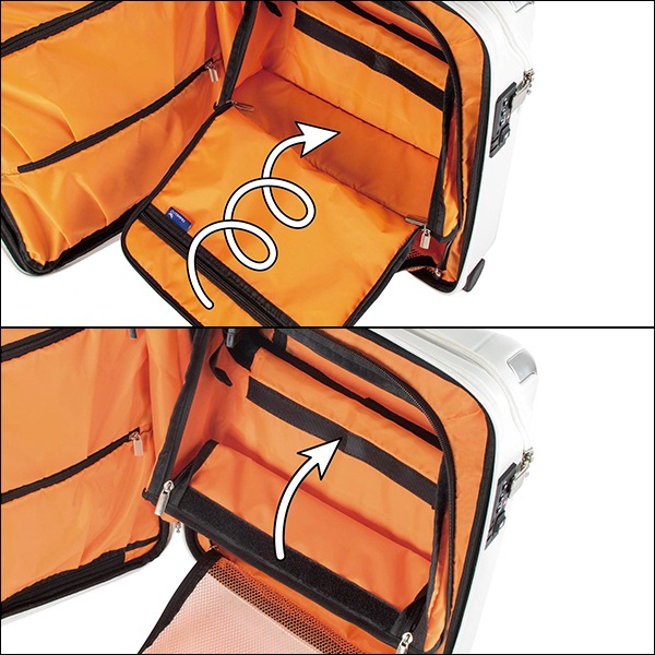 TRAVELIST スーツケース レスト Mサイズ 60(71)L フロントオープン