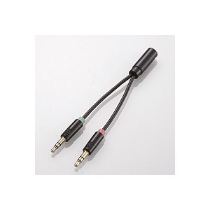 ���쥳�� �ޥ����դ�����ۥ��Ѧ�3.5mm�Ѵ������֥� AV-35AD01BK�������̡�