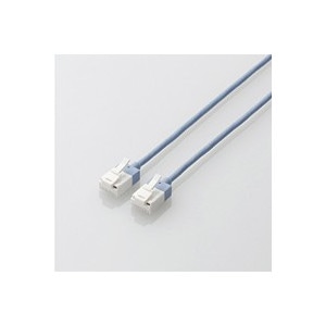 （まとめ）エレコムツメ折れ防止スーパースリムLANケーブル Cat6A準拠 ブルー 5m LD-GPASST/BU50 1本〔×3セット〕 代引不可