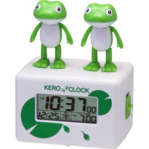 8RDA46RH03 リズム時計 キャラクタークロック ケロクロック2 | 時計