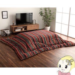 こたつ布団 長方形 イケヒコ 日本製 シェニール カラフル エスニック