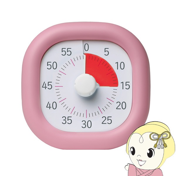 SONIC ソニック 時っ感タイマー10cm ピンク LV-3062-P【送料別