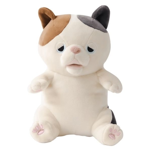 在庫あり 甘噛みハムハム ねむねむアニマルズ ゆず ミケネコ 三毛猫