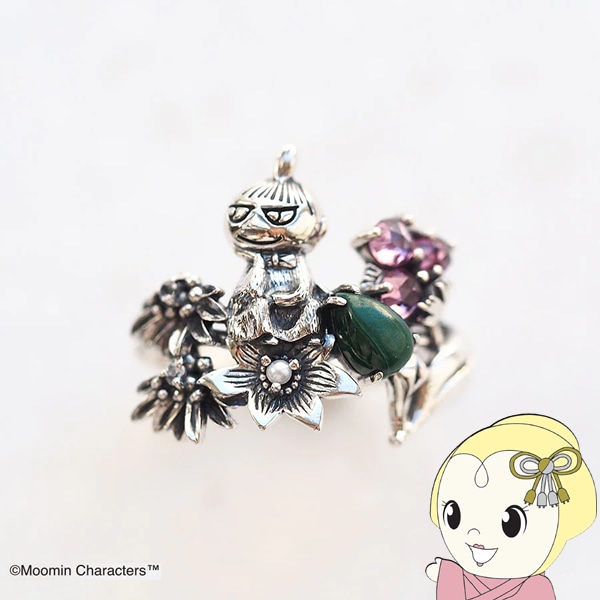 ムーミンとご先祖さま　リング　ガーネット　11号 ムーミンとご先祖さまリングガーネット11号