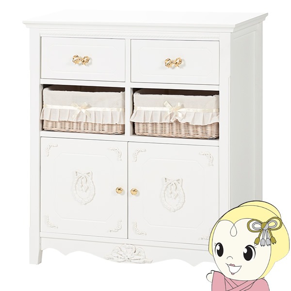 ホワイト 収納キャビネット クロップドミラーキャビ ホワイト W850 | KB-AC025-03-G173 | ミラー