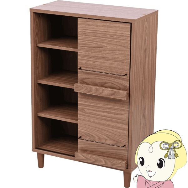 ディスプレイラック 本棚 キャビネット おしゃれ 北欧 リビング