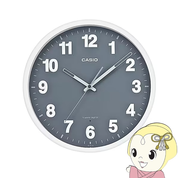 1点物 シンプルモダン モノトーン 白黒 グレー 新品電波時計 掛け時計 楽天市場】電波ウォールクロック 壁掛け 時計 モノトーン ローマ