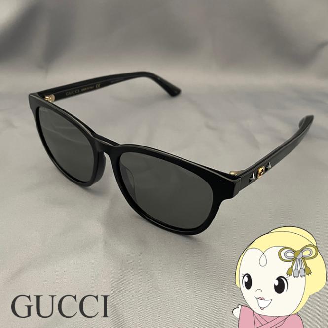 美品✨GUCCI GG0232SK Bee サングラス ブラック系✨ 在庫限り グッチ サングラス GG0232SK-002 アジアンフィット メンズ