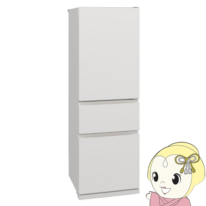 三菱電機 冷蔵庫 375L Amazon.co.jp: 三菱電機 365L 3ドア右開き冷蔵庫(グロッシー