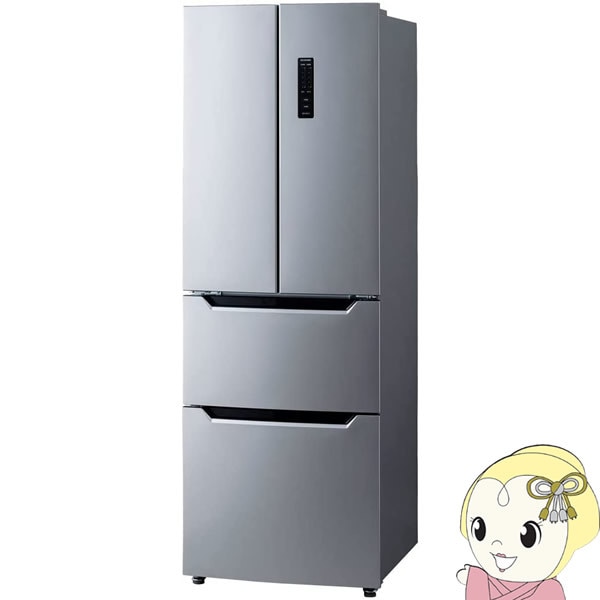 [予約]【標準設置込み】アイリスオーヤマ フレンチ 4ドア 自動霜取り 冷凍冷蔵庫 320L IRSN-32A-S シルバー 予約]【標準設置込み】アイリスオーヤマ フレンチ 4ドア 自動霜取り