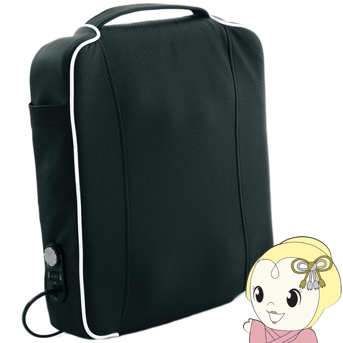 電器マッサージ器 クロシオ CECIL セシル クッション 正転 反転 小型マッサージ機 背中 腰 ストレッチ ブラック 58302 電器マッサージ器 クロシオ CECIL セシル クッション 正転 反転 小型