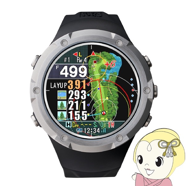 Shot Navi Evolve α ゴルフウォッチ ショットナビ 時計 GPSゴルフナビ 腕時計型 テクタイト Shot Navi ショットナビ Evolve α