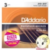 ߸ˤꡡڿ̸3åȥѥå ƥå D'addario ꥪ Extra Light EJ15-3DBP̡