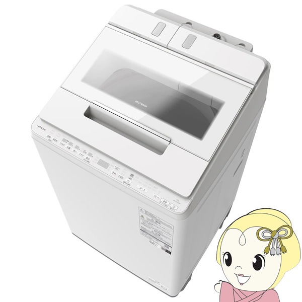 ����ư������ ��ɸ�����ֹ��ߡ� ��Ω HITACHI 12.0kg �ۥ磻�� BW-X120M-W�ڵ��Ԥ�����̵����(¾�ϰ�������/�̳�ƻ�����졦Υ���б��Բ�)��