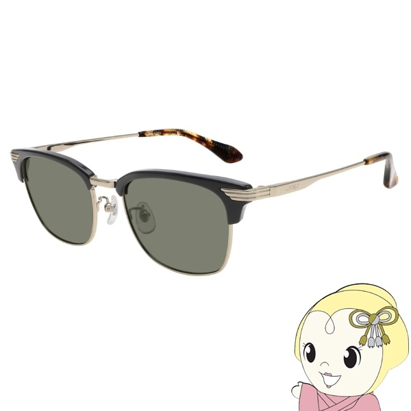 在庫あり　偏光サングラス サーモント AVIREX AXS-304 COL2 ブラック・ゴールド グリーンスモーク偏光 紫外線対策 ドライブ 運転 メンズ レディース 在庫あり 偏光サングラス サーモント AVIREX AXS-304 COL2 ブラック