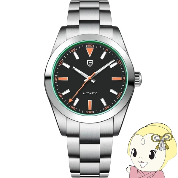 腕時計 メンズ PAGANI DESIGN PD-1733 自動巻き ブラック文字盤 40mm