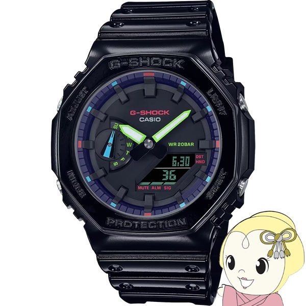 ̵(졦̳ƻΥ)G-SHOCK CASIO  Gå Virtual Rainbow Gamer's RGB Ȭѷ  ֥å ӻ GA-2100RGB-1AJF ʥǥ ǥ