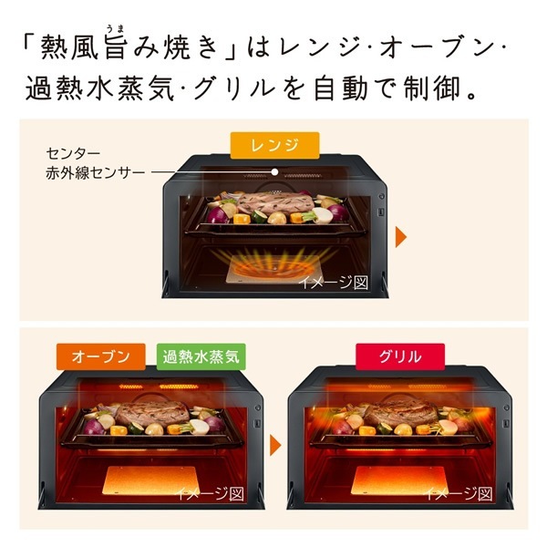 在庫処分 日立 HITACHI ヘルシーシェフ スチームオーブンレンジ 過熱