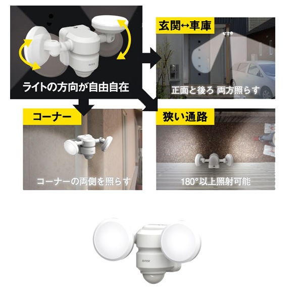 �߸ˤ��ꡡ�ॵ�� 5W��2�� LED���󥵡��饤�� LED-AC206�������̡�