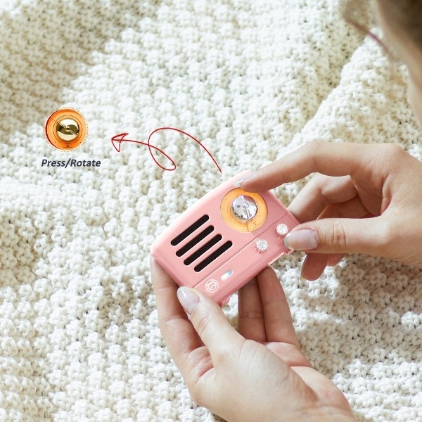 Bluetooth スピーカー MUZEN ミューゼン PETA ピンク MW-Q1I PK レトロ