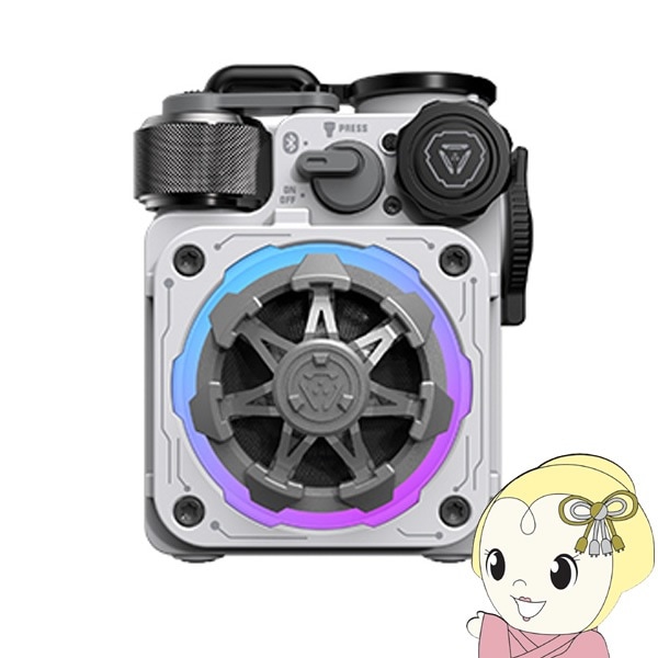 MUZEN ブルートゥーススピーカー MW-PVXLI WHITE 新品 Bluetooth スピーカー Cyber Cube Premium ホワイト MUZEN MW-PVXLI