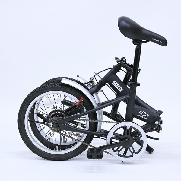 CHEVROLET ミムゴ 16インチ 折り畳み自転車ブラック 【公式通販】