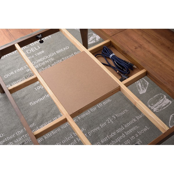 こたつテーブル おしゃれ 石英管ヒーター W105×D75cm コタツ 東谷