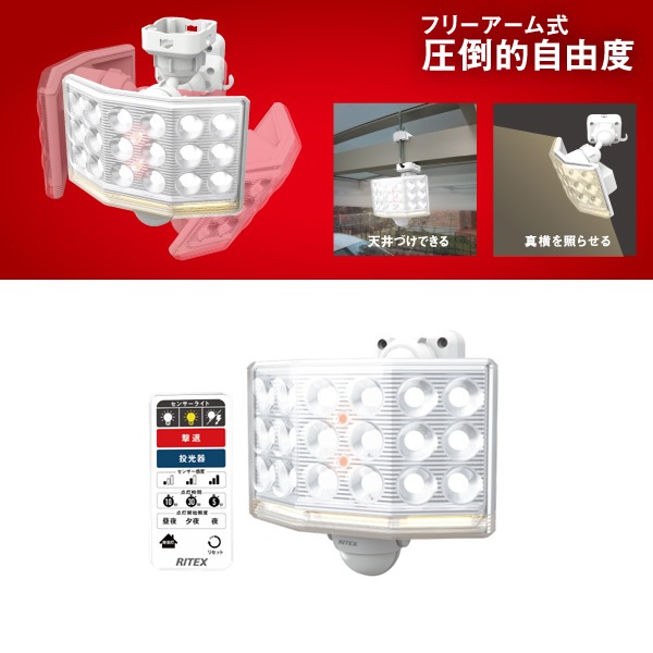 �߸ˤ��ꡡ�ॵ�� 18W�磻�� �ե꡼�����༰ LED���󥵡��饤�� ��⥳���� LED-AC1018������̵��(�̳�ƻ�����졦Υ�����)��