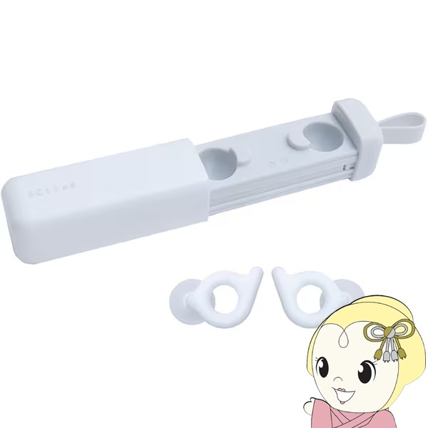 ���쥳�� ��̲�Ѽ��� ECLEAR Earplug Duo �ۥ磻�� HCSL-EP02WH ���� 2�ť��å� ���ꥳ��������̡�