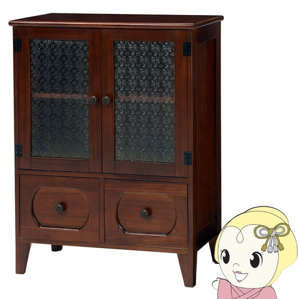 キャビネット【メーカー直送】レトロシリーズ MCC-5187BR 1点 萩原