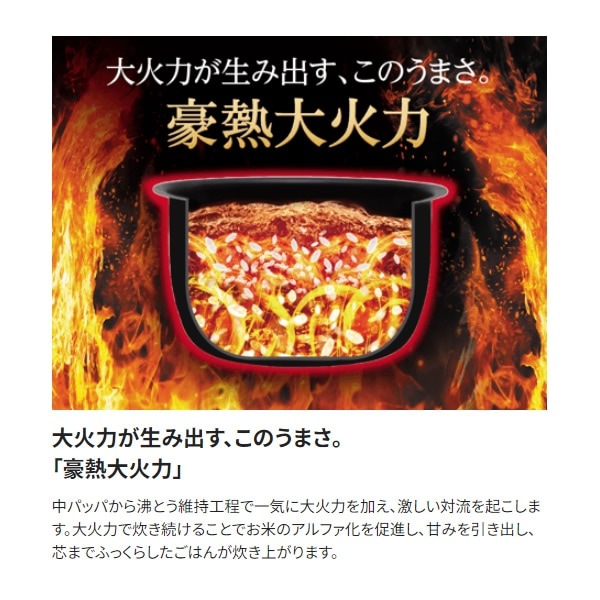 炊飯器 象印 ZOJIRUSHI 圧力IH炊飯ジャー 極め炊き 1升炊き ブラック