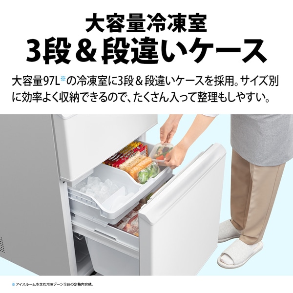 [ͽ�� ��2-3���ְʹ�]��¢�� ��ɸ����������� ���㡼�� SHARP 374L ��60cm �ɤä���ɥ� 3�ɥ� ���륭���ޥåȥۥ磻�� SJ-PW37P-W ������ڵ��Ԥ�����̵����(¾�ϰ�������/�̳�ƻ�����졦Υ���б��Բ�)��