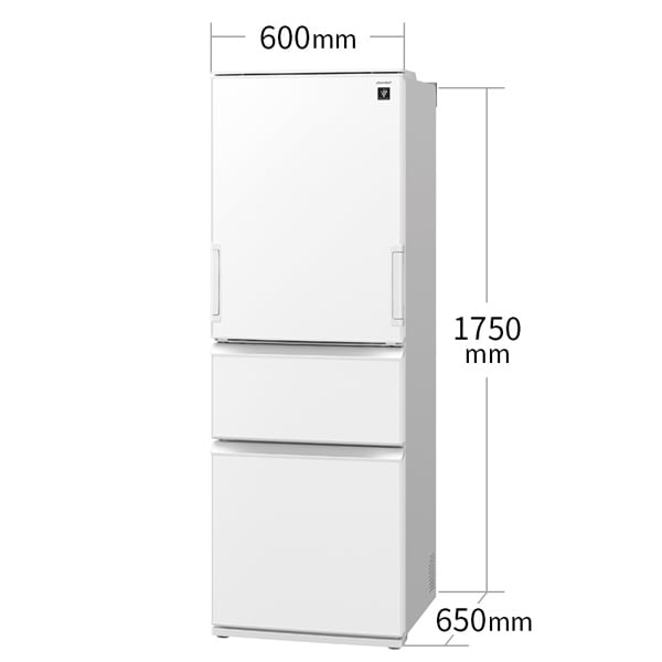 [ͽ�� ��2-3���ְʹ�]��¢�� ��ɸ����������� ���㡼�� SHARP 374L ��60cm �ɤä���ɥ� 3�ɥ� ���륭���ޥåȥۥ磻�� SJ-PW37P-W ������ڵ��Ԥ�����̵����(¾�ϰ�������/�̳�ƻ�����졦Υ���б��Բ�)��