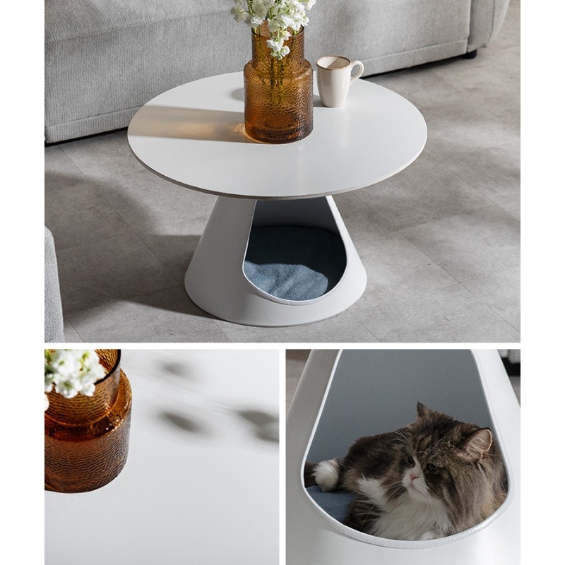 ペットベッドセンターテーブル Nox ノックス 径70cm ペットハウス 猫