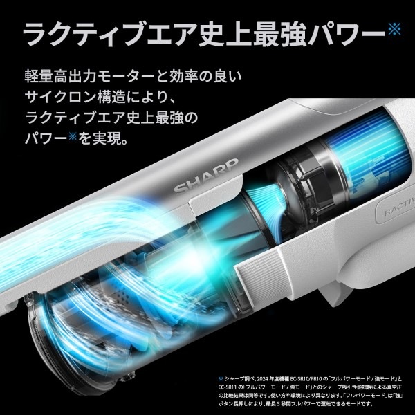 ݽ SHARP 㡼 󼰥ƥå꡼ʡ ۥ磻 RACTIVE Air POWER EC-SR11-W̵(̳ƻ졦Υ)