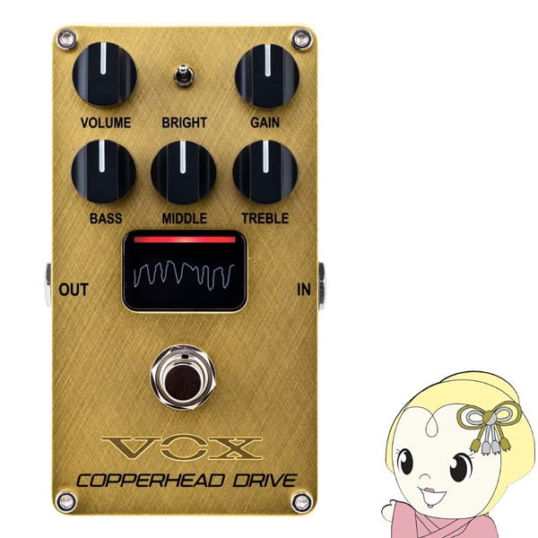 VOX COPPERHEAD DRIVE ギターエフェクター VOX コンパクトエフェクター COPPERHEAD DRIVE VE-CD【送料無料(北海道