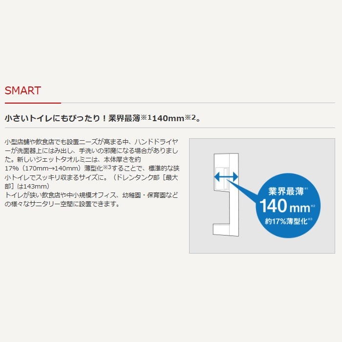 三菱電機 ハンドドライヤー ジェットタオルミニ ヒーター付 100V JT