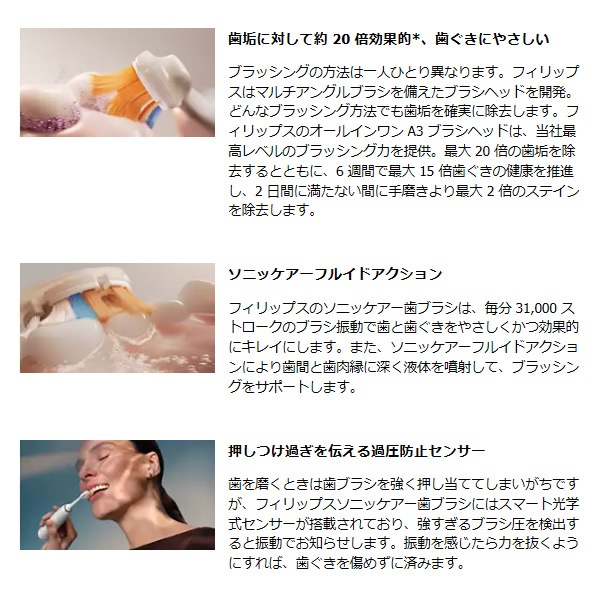 ���֥饷 �ե���åץ� HX9911/70 ���˥å����� ��������ɥ��꡼�� 9000 �ۥ磻�ȡ�����̵��(�̳�ƻ�����졦Υ�����)��