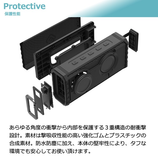 Bluetoothスピーカー ワイヤレス 防水 高音質 おしゃれ アウトドア