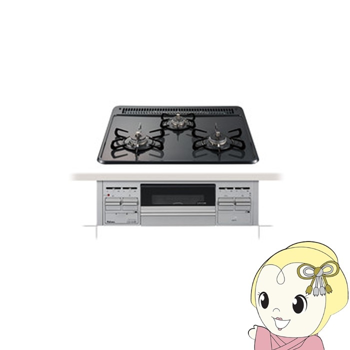 ビルトインコンロ Paloma パロマ スタンダードトップ 60cm PD-N36S 