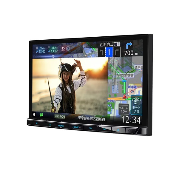 �ڼ��󤻡������ܰ�3��5�Ķ����ۥ����ʥ� ���󥦥å� KENWOOD ��®�ʥ� MDV-S711HD 7V�� 180mm��ǥ�  ��������б� �Ͼ�ǥ�����TV���塼�ʡ���¢ HD�ѥͥ���ܡ������̡�