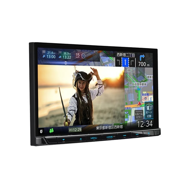 �ڼ��󤻡������ܰ�3��5�Ķ����ۥ����ʥ� ���󥦥å� KENWOOD ��®�ʥ� MDV-S711HD 7V�� 180mm��ǥ�  ��������б� �Ͼ�ǥ�����TV���塼�ʡ���¢ HD�ѥͥ���ܡ������̡�