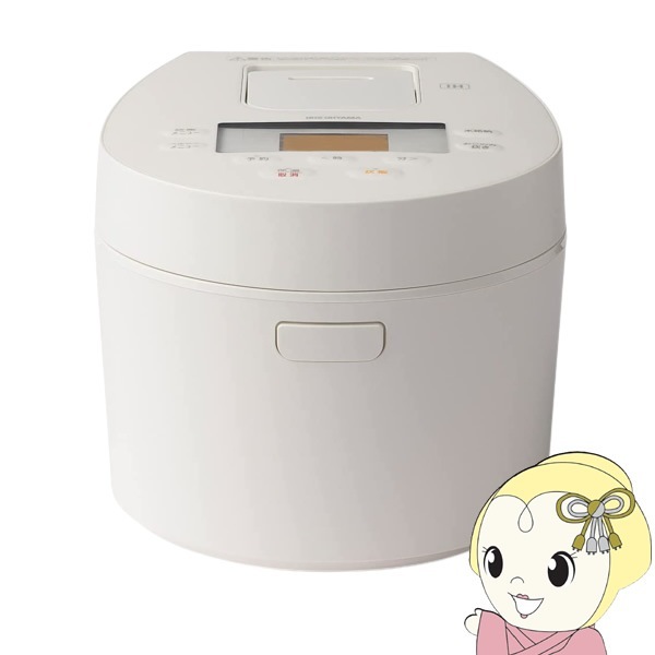 IHジャー炊飯器 アイリスオーヤマ 3合 RC-IL30-W ホワイト【送料無料 