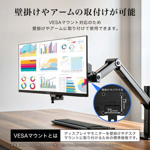 モニター 21.5インチ 100Hz FHD フリッカーレス MAXZEN 液晶モニター