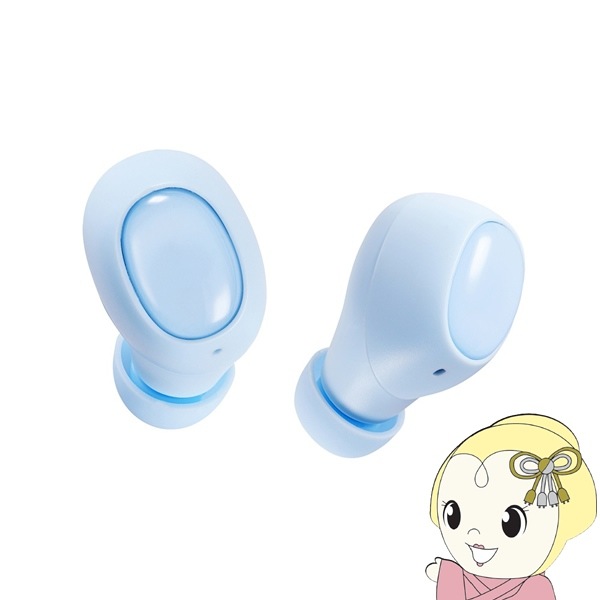 完全ワイヤレスイヤホン アクセス B-niko (ビーニコ) AH-TWS03 ブルー