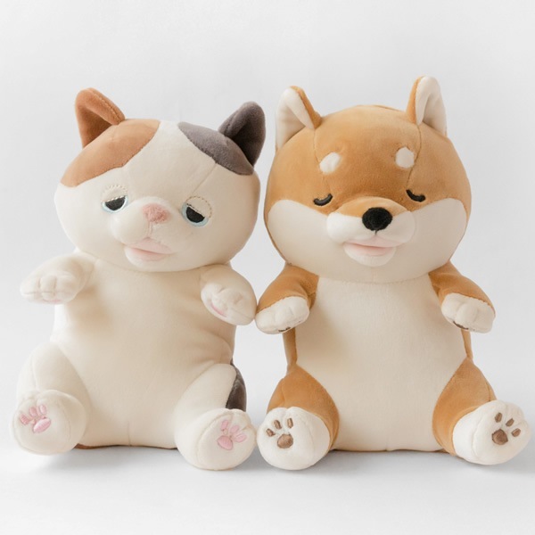 在庫あり 甘噛みハムハム ねむねむアニマルズ ゆず ミケネコ 三毛猫